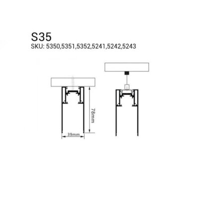Nadgradna-sina-za-magnetni-sinski-reflektor-1m-S35-bijela-02