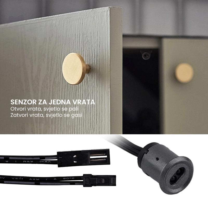 Senzor vrata single 12/24V - Image 2