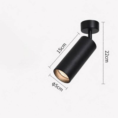 SPOT REFLEKTOR NADGRADNI GU10 DOWNLIGHT CRNI